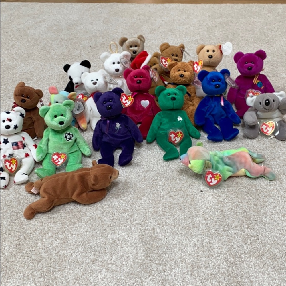 🔴ENTIRE LOT OF EXCLUSIVE RARE BEANIE BABYS!🔴